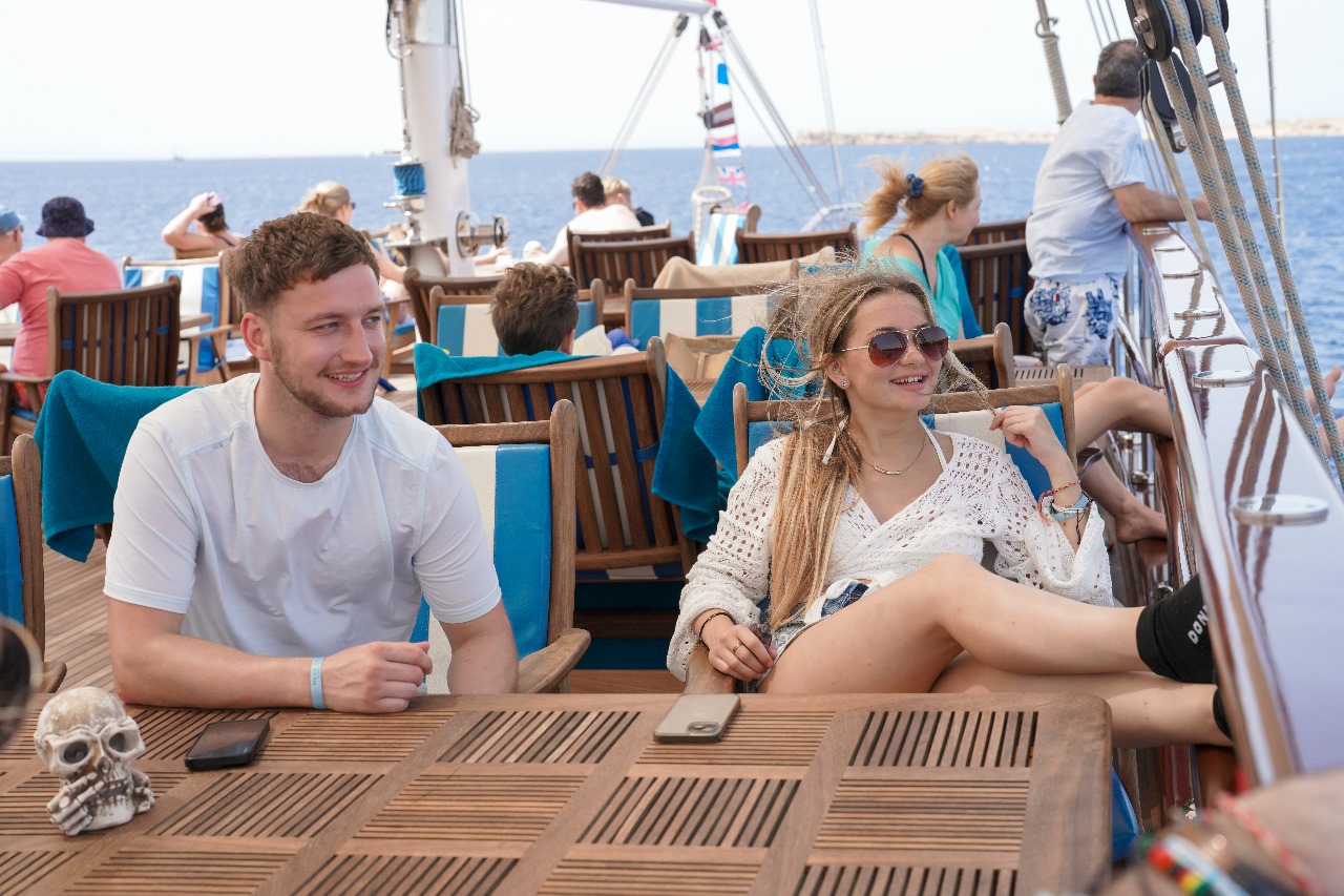 Pirates Sailing Boat – Ras Mohamed & White Island Cruise